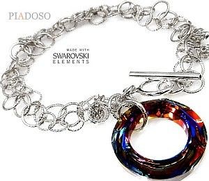 Swarovski Arande Bransoletka Volcano Ring Srebro Kolory 2194954249