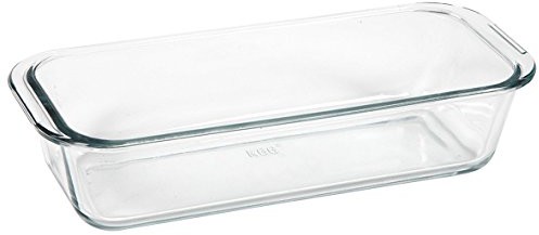 Inconnu 500 ° 1,7 L szklany 012137 forma do ciasta 31 x 12,6 x 7 cm przezroczysty 012137