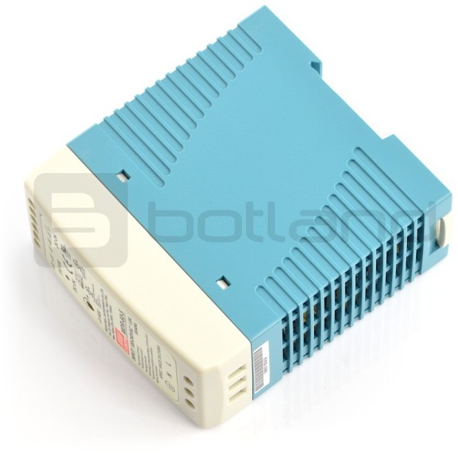 Zasilacz Mean Well MDR-60-5 na szynę DIN - 5V / 10A / 50W ZAS-07551