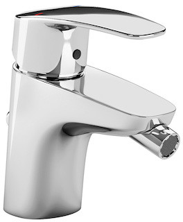 Roca Monodin-N Jednouchwytowa bateria bidetowa z korkiem automatycznym chrom A5A6098C00