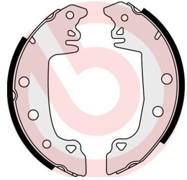 BREMBO Zestaw szczęk hamulcowych S 61 537