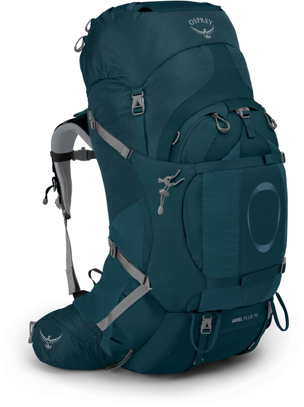 Osprey Ariel Plus 70 Backpack Women, petrol XS/S 2022 Plecaki turystyczne 10002964