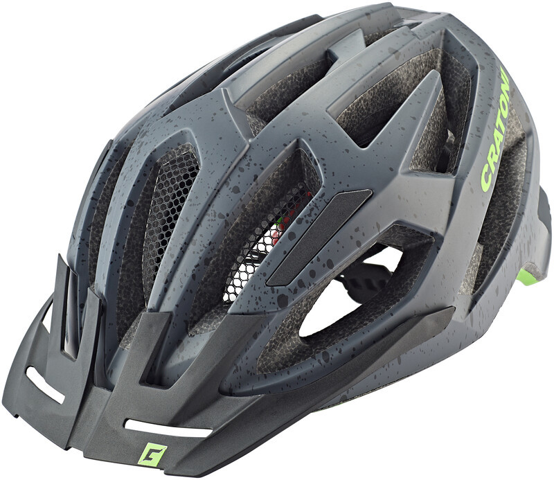 Cratoni C-Flash Kask MTB, grey/lime matte M/L | 56-59cm 2020 Kaski MTB 2015052920