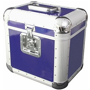 Roadinger ROADINGER Record Case ALU 75/25 blue, Walizka case na płyty winylowe - na 80 płyt 30110036