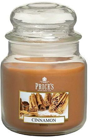 Price's Candles Prices Candles Świeca w szklanym słoju Cynamon 411 g