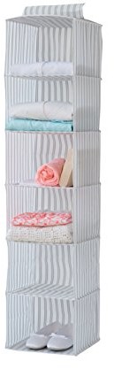 Compactor Home ran7509 regał miękkie polipropylenu Biały/Szary 30 x 30 x 128 cm RAN7509