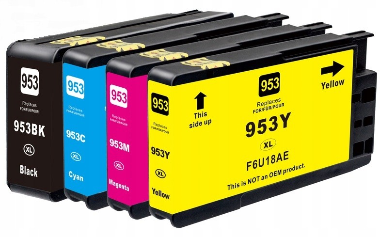 4x Tusz Hp 953XL Cmyk do Hp OfficeJet Pro 7740