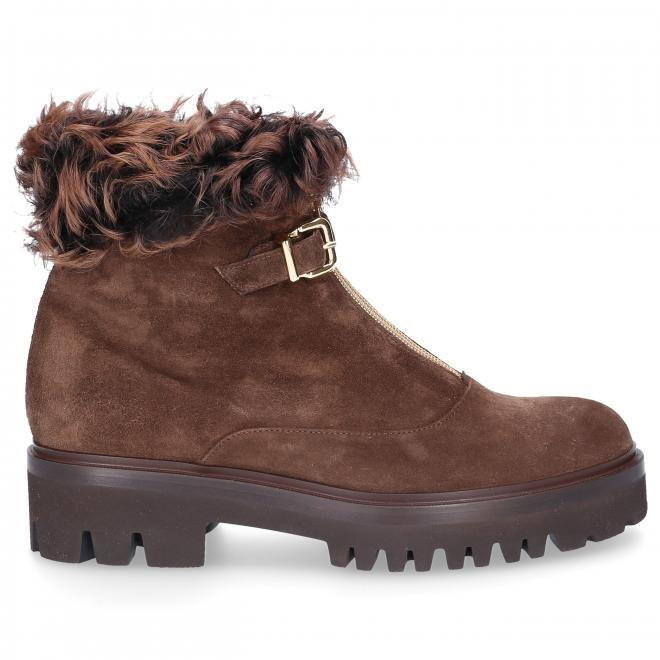Truman's Truman's Botki  8862 Futrzana cholewka brąz