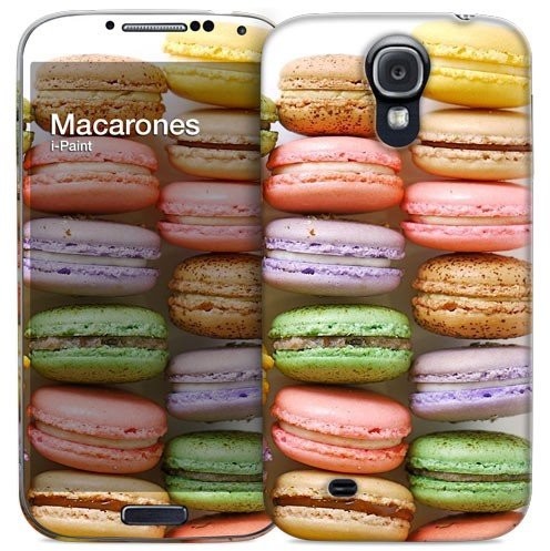 i-Paint Macarones twarde etui ze skórą pokrowiec do Galaxy S4 140509