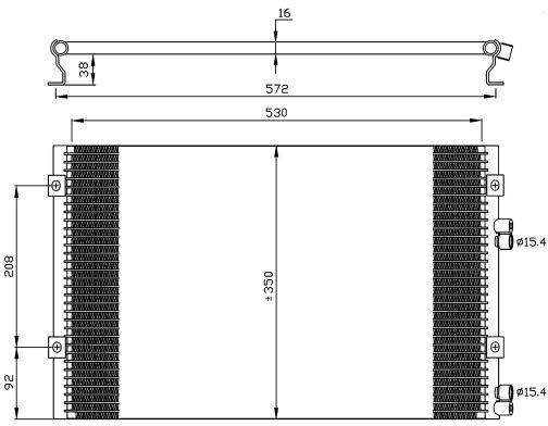 NRF Skraplacz, klimatyzacja NRF 35608