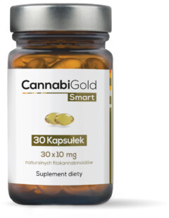 Kapsułki CANNABIGOLD SMART 30 x 10 mg CBD