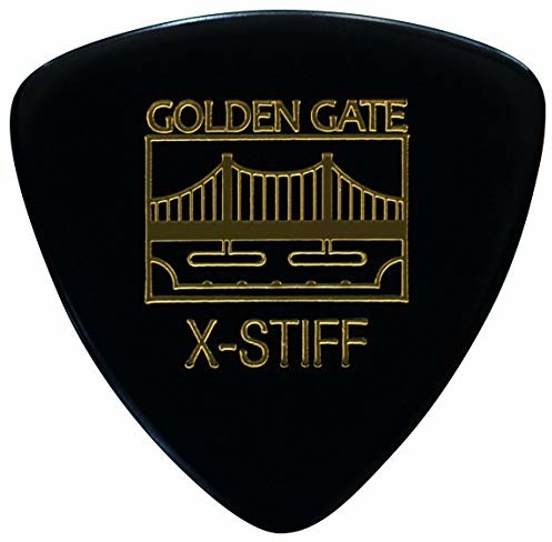 Golden Gate Golden Gate MP-103 kostki gitarowe w kształcie trójkąta, grubość 1,5 mm, czarne mp-103