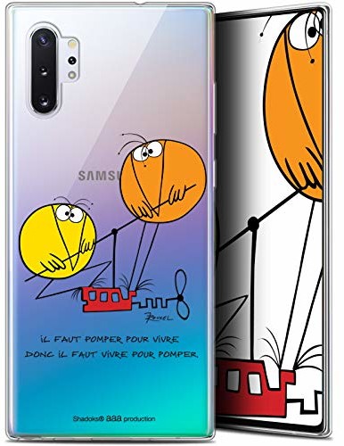 Samsung Caseink Etui ochronne do Galaxy Note 10+/Plus, ultracienkie, motyw: Shadoks Vivre do pompera CPRNTSKNOTE10PLUSPOMPING