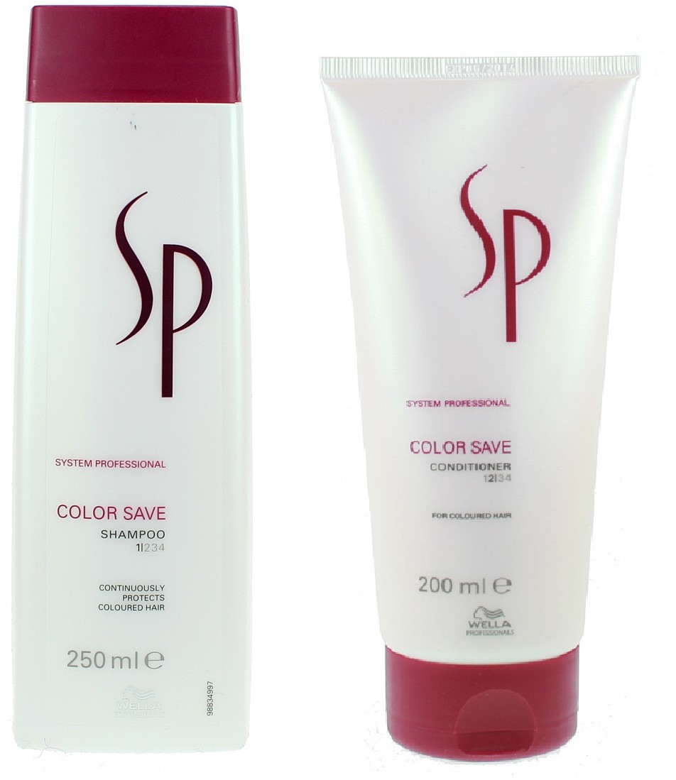 Wella SP Color Save Zestaw do włosów farbowanych | Szampon 250ml + Odżywka 200ml
