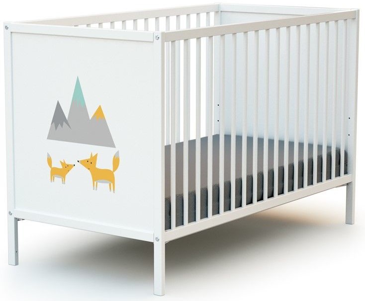 AT4 łóżeczko dziecięce Webaby szare