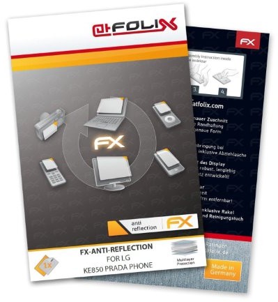 Displayschutz@FoliX atFoliX folia ochronna na wyświetlacz do LG KE850 Prada Phone  FX-Antireflex: folia ochronna wyświetlacza antyodblaskowa. Najwyższa jakość  Made in Germany. 4050512212053