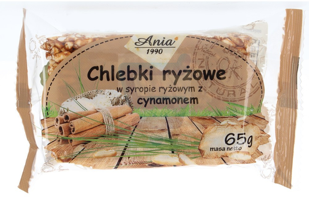 Ania Chebki ryżowe w syrpie ryżowym Cynamon 65 g