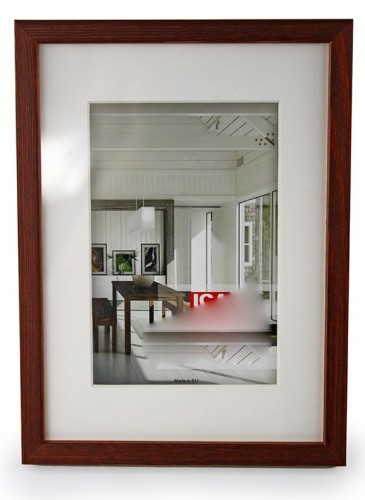 Icar Ramka 15X21 (15x21) z passepartout PINIA brąz 4 RIC68PINPAS4