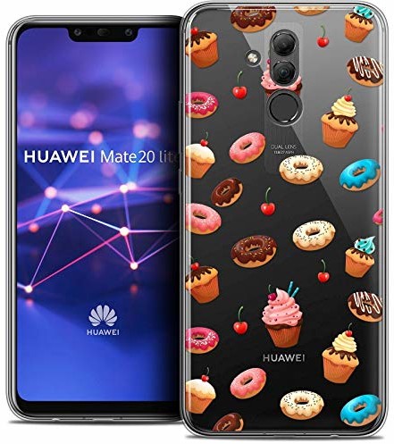 Caseink Etui ochronne do Huawei Mate 20 Lite, ultracienkie, motyw: Donaty CRYSPRNTFOODIEMATE20LITEDONUTS