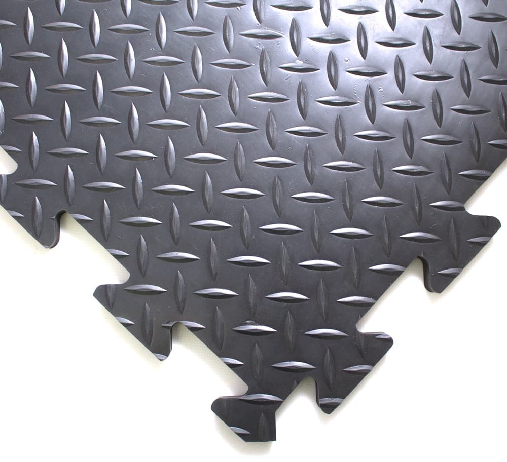 Coba Mata Antyzmęczeniowa Coba Deckplate Connect Czarny 0,5 M X 0,5 M - Moduł Środkowy