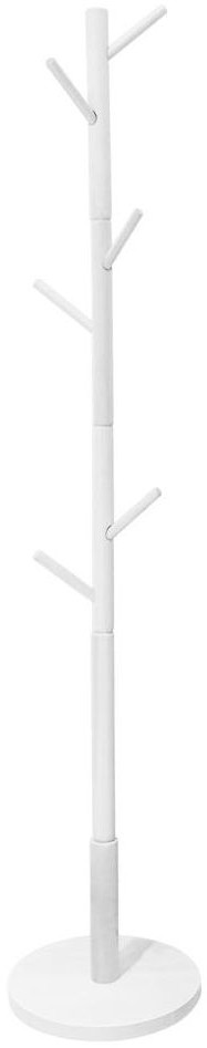 Wieszak na ubrania drewniany 173 cm Twist biały