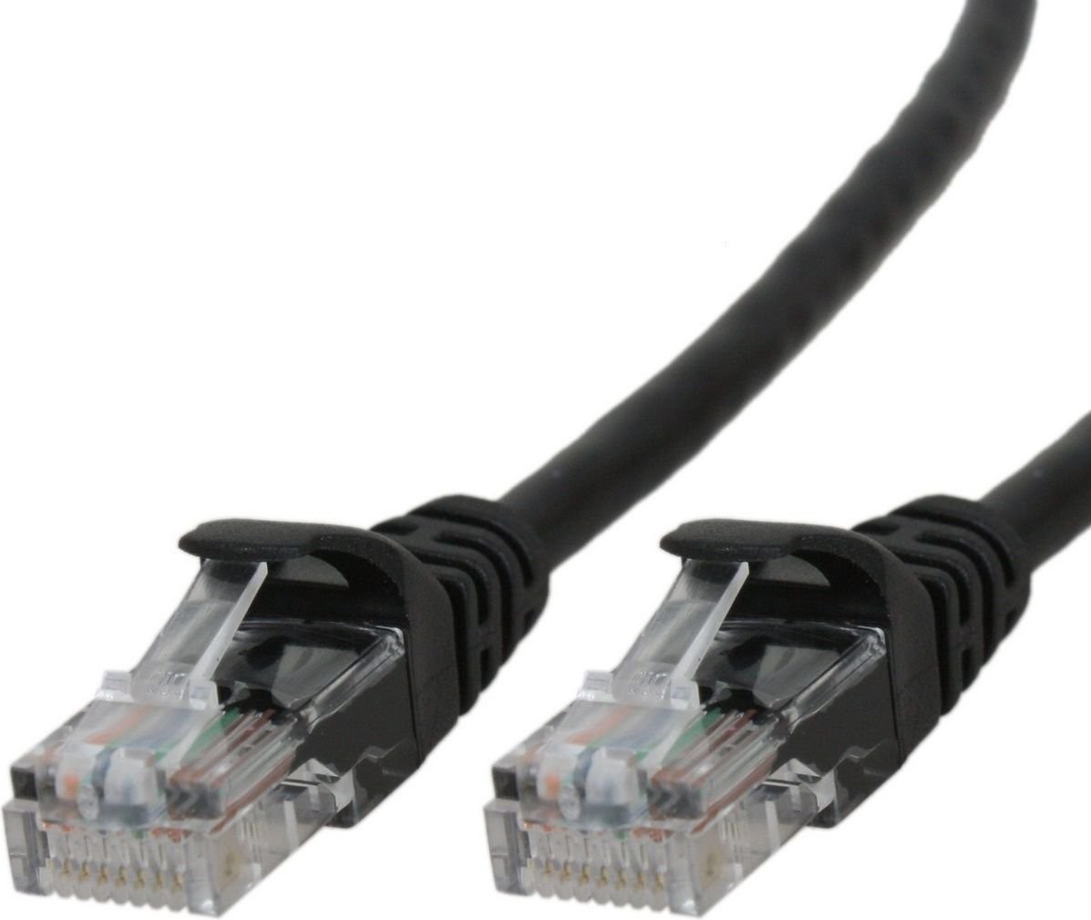 MicroConnect RJ-45/RJ-45 kat.6 U/UTP Czarny 15m UTP615SBOOTED UTP615SBOOTED