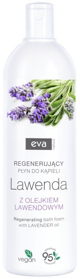 Pollena Eva Eva Natura Regenerujący płyn do kąpieli z olejkiem lawendowym 750 ml 750 ml | SZYBKA WYSYŁKA!
