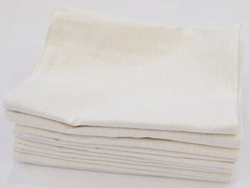 Bertsch Hotelwäsche bertsch pranie ściereczek do naczyń z tkaniny półlnianej hotelowych, 45% bawełna, 55% len, kolor biały, 50 x 70 cm, 10 4260437820046