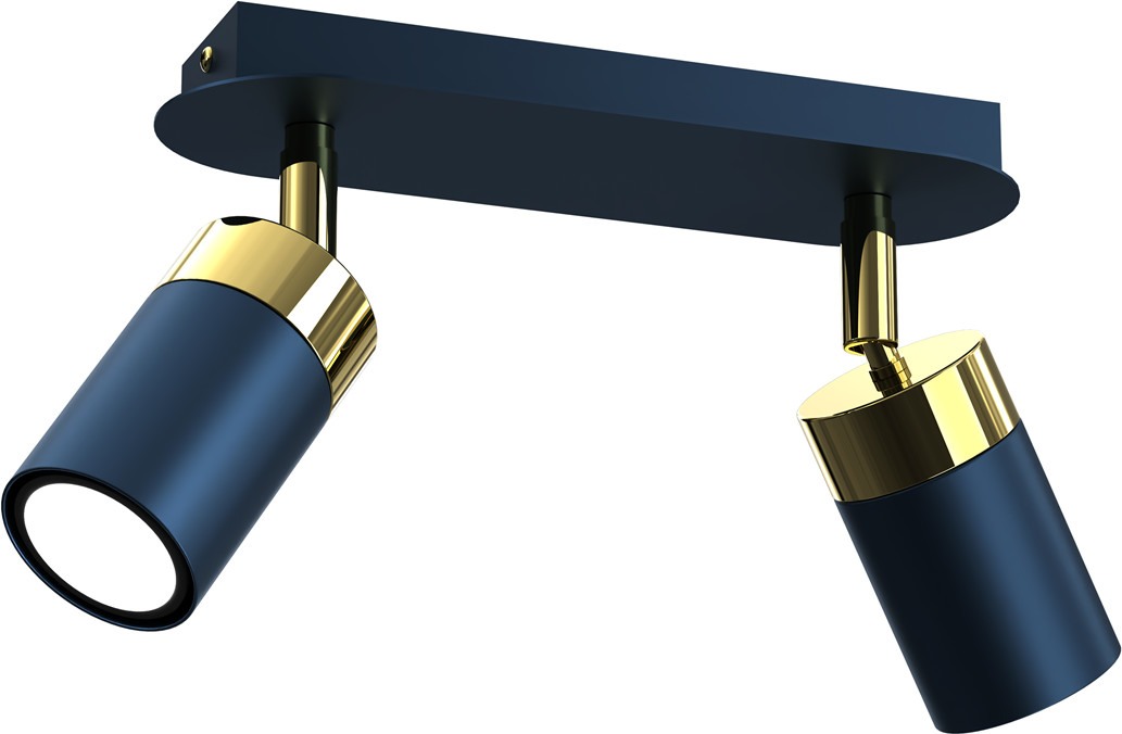 Milagro Lampa sufitowa JOKER NAVY BLUE/GOLD 2xGU10 MLP7723