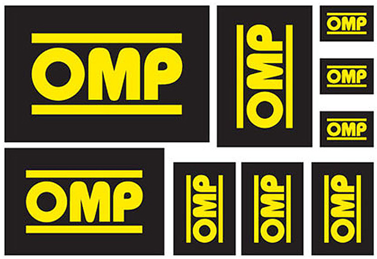 OMP Racing Zestaw naklejek OMP X/889