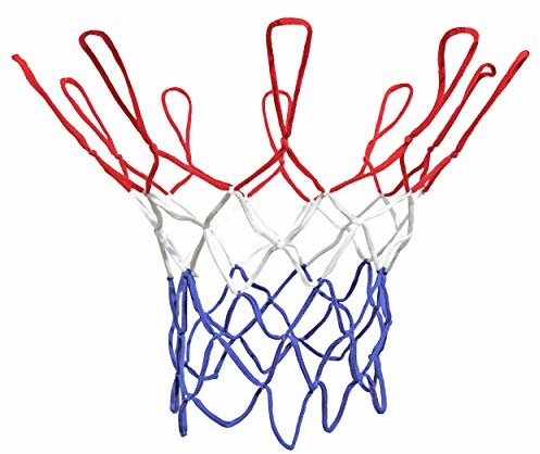 Best Sporting Best Basketball siatka na koszyki o średnicy 45 cm, kolorowa, zapewnia kosze z pierścieniem, średnica 45 cm