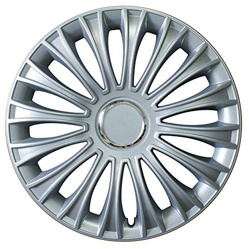 Cora wygląd aluminium Dino ring 40745 ozdobne kołpaki na koła, 15-calowy, 4 sztuki w zestawie 40745