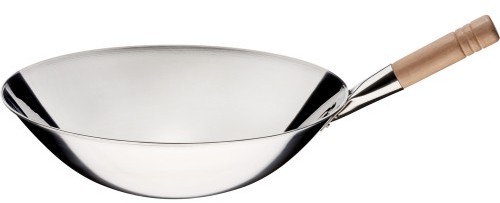 Stalgast Patelnia wok stal polerowana o 400 mm | 37401 DRB)