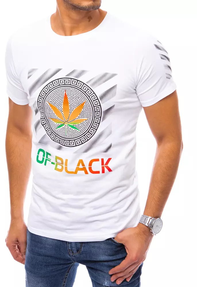 Dstreet T-shirt męski biały RX4706