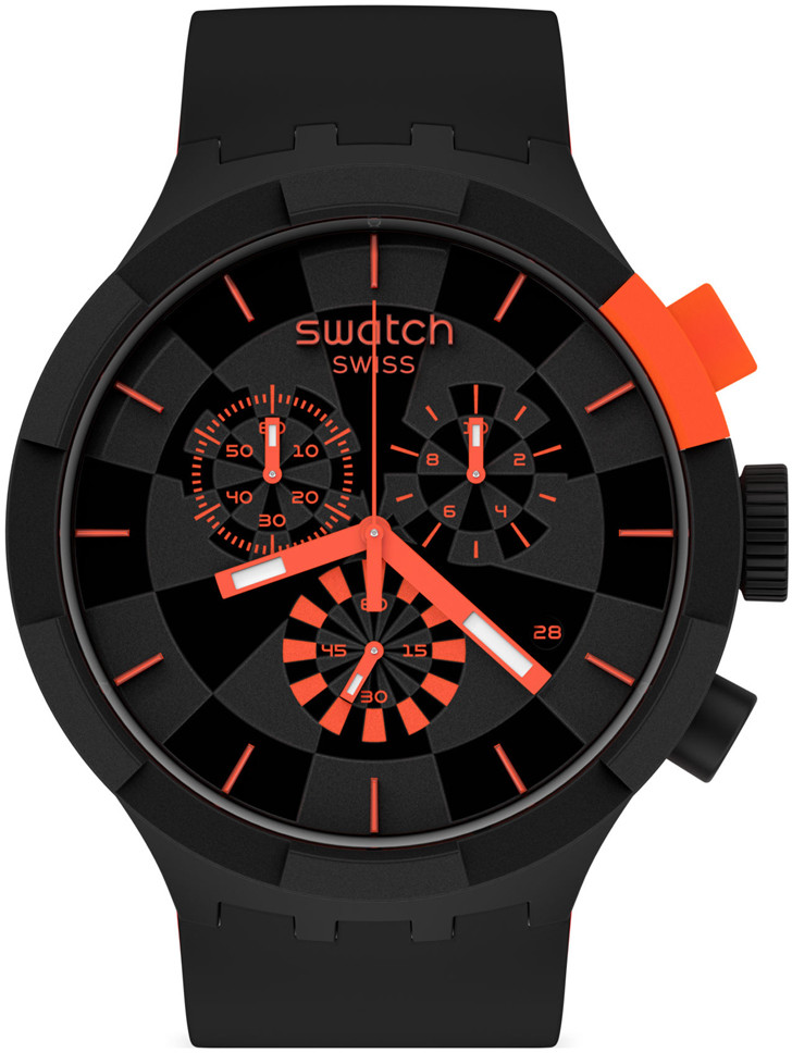 Swatch SB02B402 CHECKPOINT RED