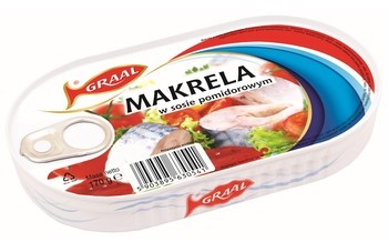 Graal MAKRELA W SOSIE POMIDOROWYM EO GRAAL 170 G zakupy dla domu i biura! 39644174