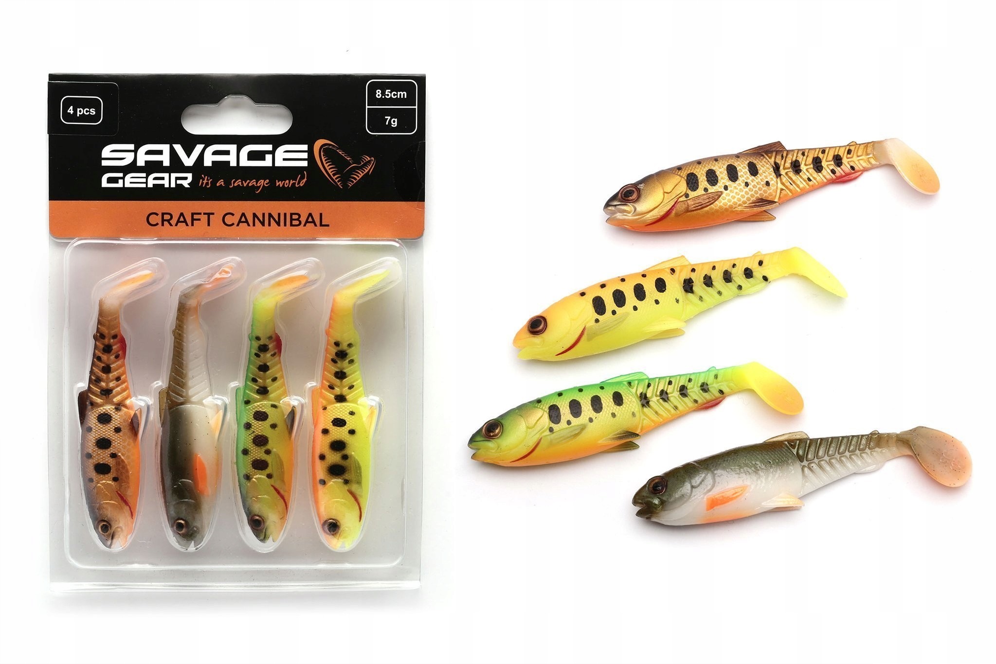 Zestaw Gum Sg Craft Cannibal Dark Water 8,5cm