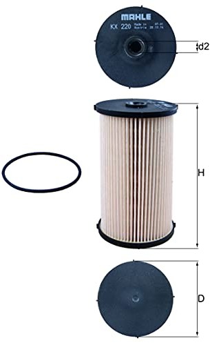 Mahle Knecht Knecht KX 220D filtr paliwa KX220D