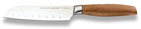 ECHTWERK echtwerk stal nierdzewna Santoku 15,3 cm, drewno/srebrny, 34,9 x 7,9 x 3,3 cm EW-SM-0325