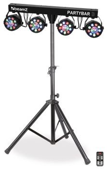 Beamz Zestaw oświetleniowy 4x PAR BeamZ PARTYBAR3 153.240