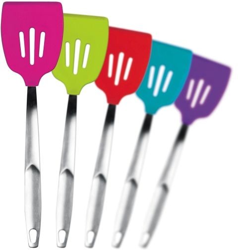 Zeal Silikonowa łyżka do przewracania z metalową rączką