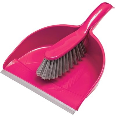 York Zmiotka z szufelką Compact Różowy