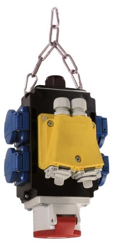 as - Schwabe Mixo Energie rozdzielacz w kształcie kostki, do zasilania elektrycznego, do warsztatu, pomieszczenia hobby i do szkół 60764