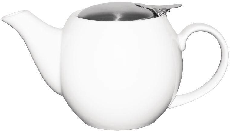 Lumina Fine China Dzbanek na kawę i herbatę | biały | 510ml GM593