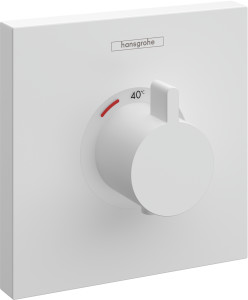 Hansgrohe 15760700 ShowerSelect Bateria termostatyczna HighFlow montaż podtynkowy element zewnętrzny biały matowy