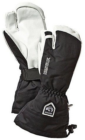 Hestra Narty hestra Army Leather Heli 3 palce Junior Black -  6 czarny (30562-100-6)