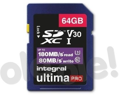 Integral Professional High Speed SDXC V30 UHS-I U3 64GB KC_47022-0