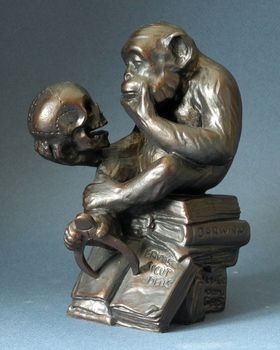 Parastone Figurka - Małpa z czaszką - W.H. RHEINHOLD / RHE01 RHE01
