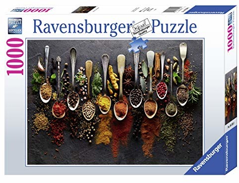 Ravensburger PUZZLE Puzzle 1000 części przyprawy z całego świata puzzle dla dorosłych i dzieci od 14 roku życia 88550