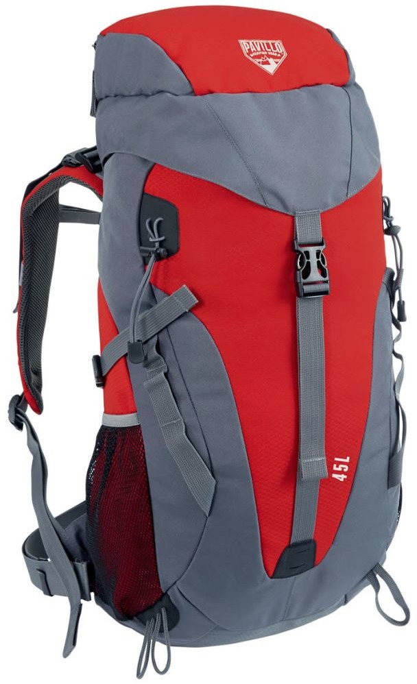 Aquafun Pavillo Plecak Dura-Trek, 45 l, czerwono-szary, 68028